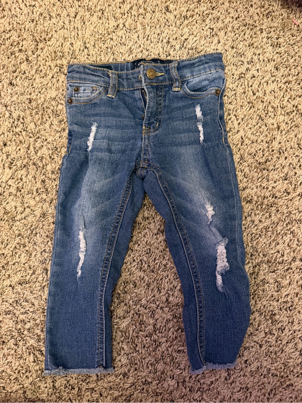 Lucky Brand Kids Distressed Blue Jeans